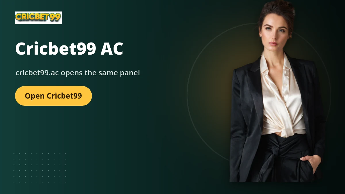 Cricbet99 AC — Cricbet99 banner: cricbet99.ac opens the same panel